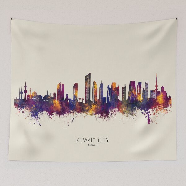 Item preview, Kuwait City Skyline designed and sold by ArtPrints.