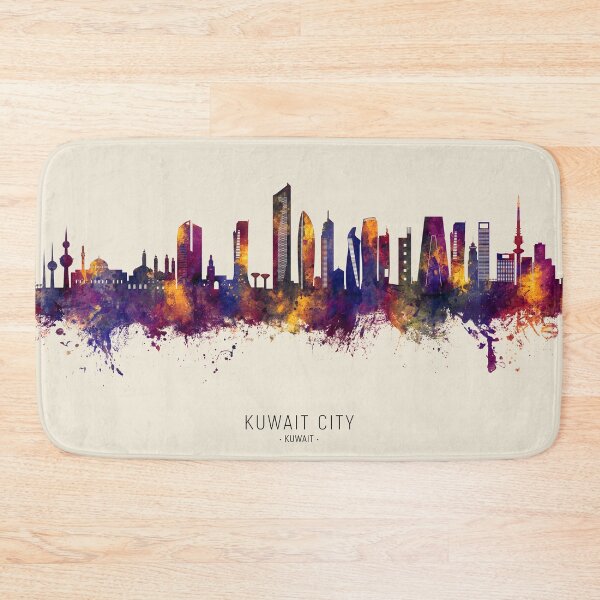 Artikelvorschau, Kuwait City Skyline entworfen und verkauft von ArtPrints.