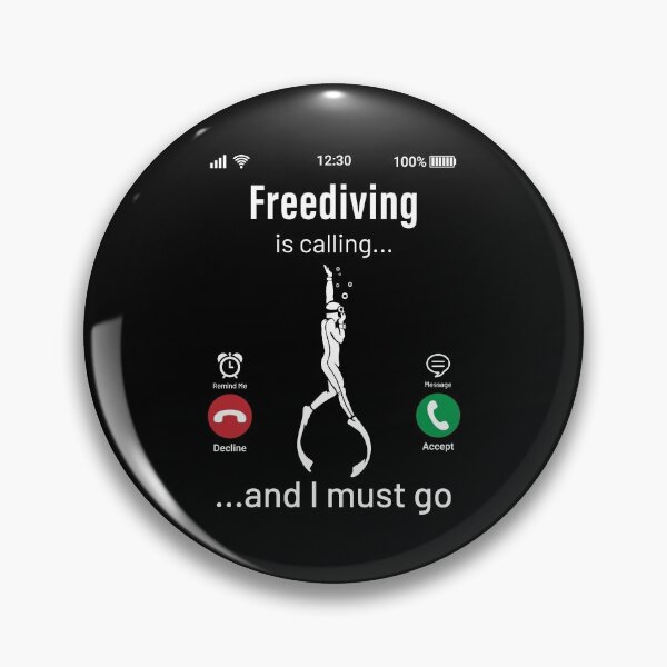 Item preview, Freediving Is Calling and I Must Go designed and sold by cotros.