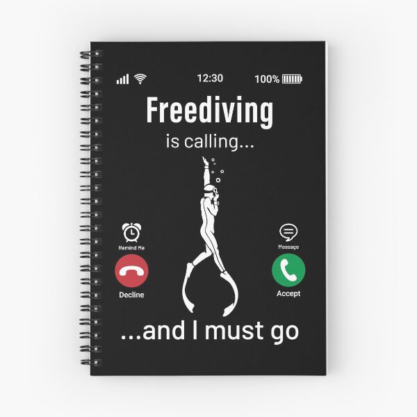 Item preview, Freediving Is Calling and I Must Go designed and sold by cotros.