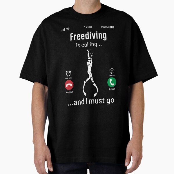 Item preview, Freediving Is Calling and I Must Go designed and sold by cotros.