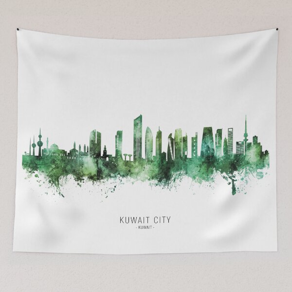Item preview, Kuwait City Skyline designed and sold by ArtPrints.