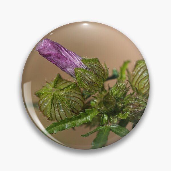 Item preview, Hibiscus Purple Bud Green Pleats  designed and sold by Joy Watson - Natural Light Photography .
