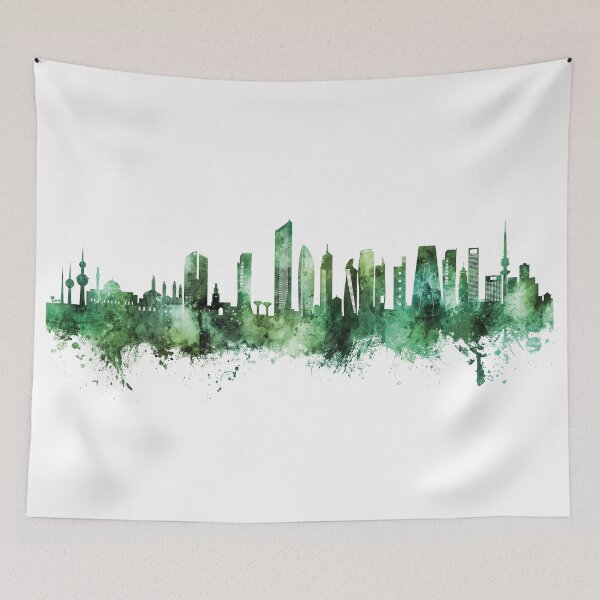 Item preview, Kuwait City Skyline designed and sold by ArtPrints.