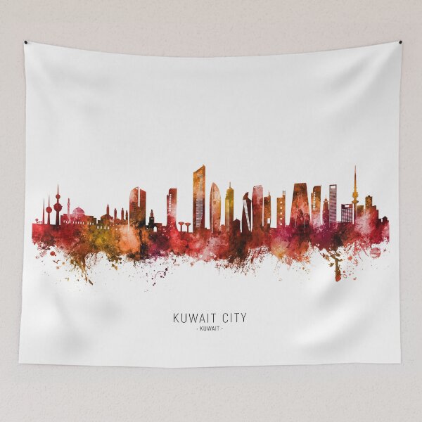 Item preview, Kuwait City Skyline designed and sold by ArtPrints.