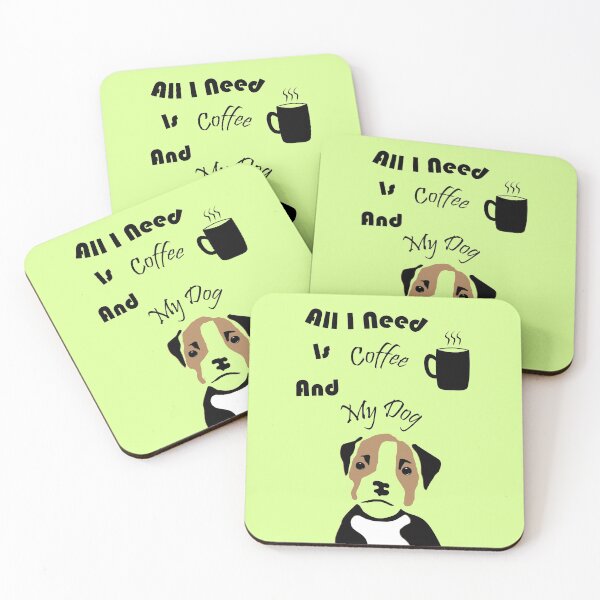 Item preview, Coffee Is all That I need And My Dog!- t-shirts and stickers designed and sold by J0TEE.