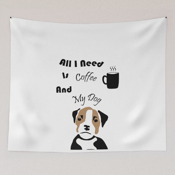 Item preview, Coffee Is all That I need And My Dog!- t-shirts and stickers designed and sold by J0TEE.