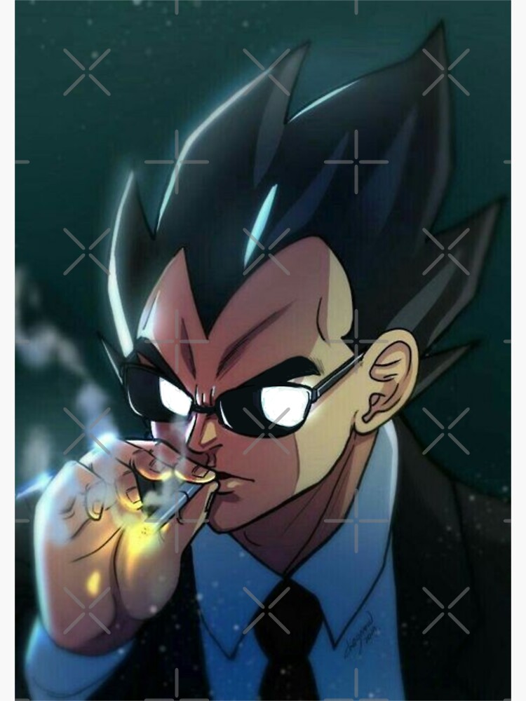 Vegeta Saiyan prince Sticker for Sale by Yashdusane