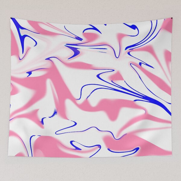 Item preview, y2k Retro Swirl Pink Cloud Pattern  designed and sold by aaalou.