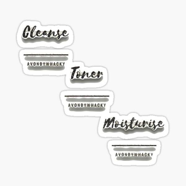 Item preview, Cleanse, tone and Moisterise designed and sold by designbywhacky.