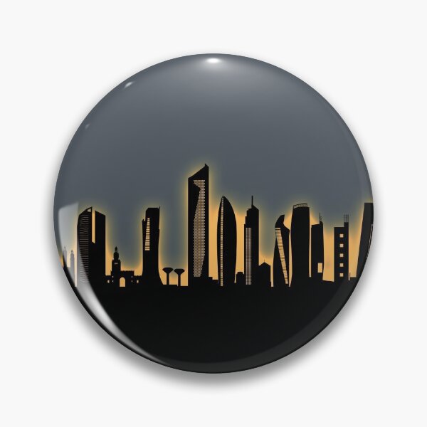 Artikelvorschau, Kuwait City Skyline entworfen und verkauft von ArtPrints.