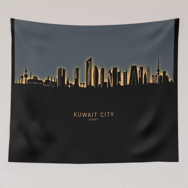 Item preview, Kuwait City Skyline designed and sold by ArtPrints.