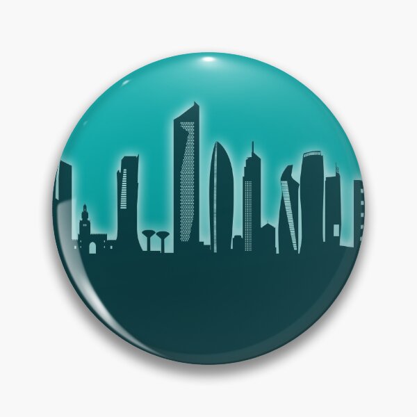 Item preview, Kuwait City Skyline designed and sold by ArtPrints.
