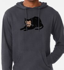 Vlad die Katze (Grau) Leichter Hoodie
