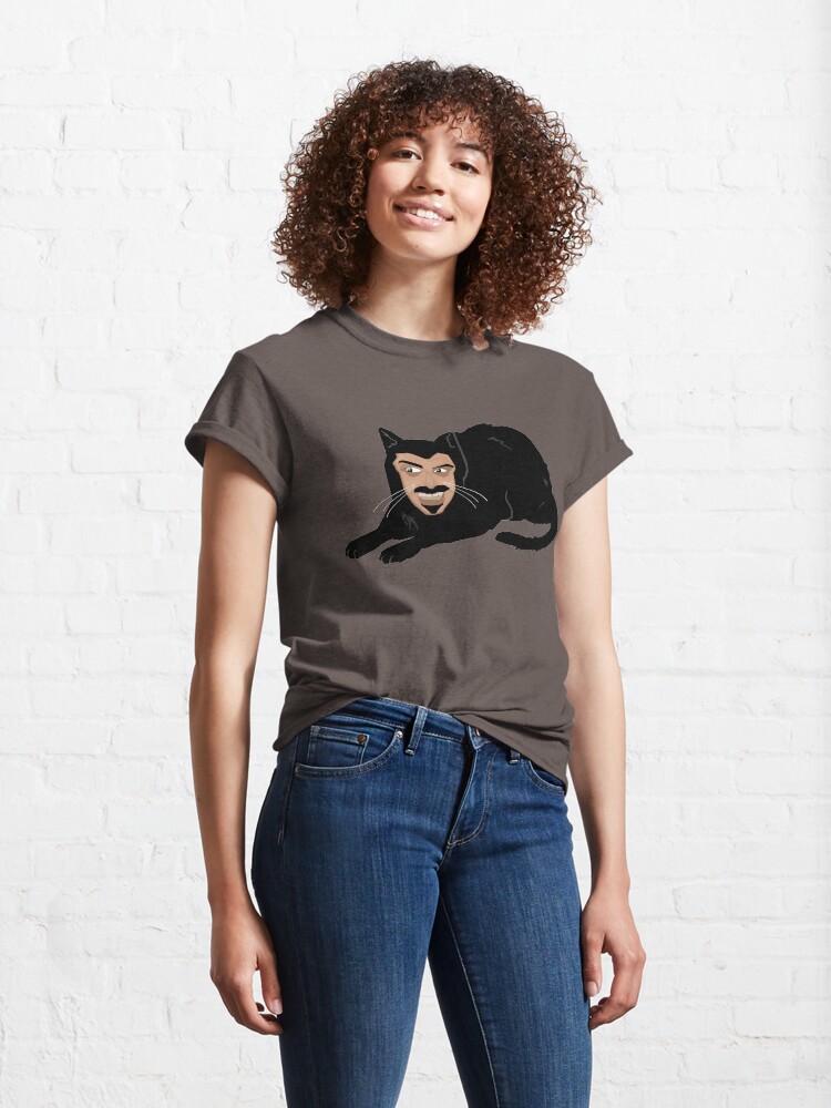 Alternate view of Vlad the Cat (Gray) Classic T-Shirt