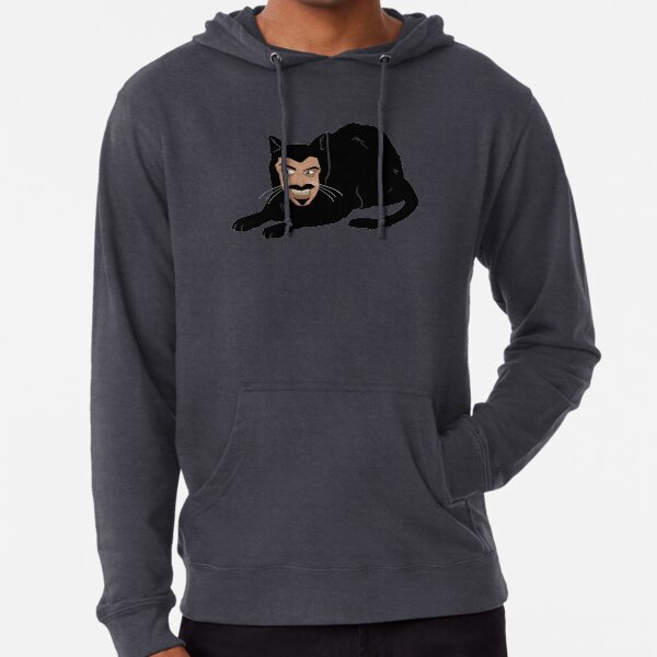 Vlad the Cat (Gray) Lightweight Hoodie