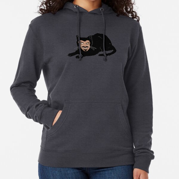 Vlad the Cat (Gray) Lightweight Hoodie