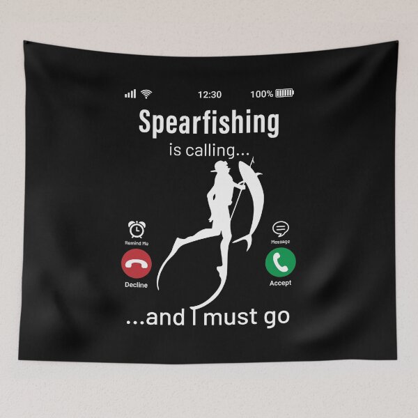Item preview, Spearfishing Is Calling and I Must Go designed and sold by cotros.