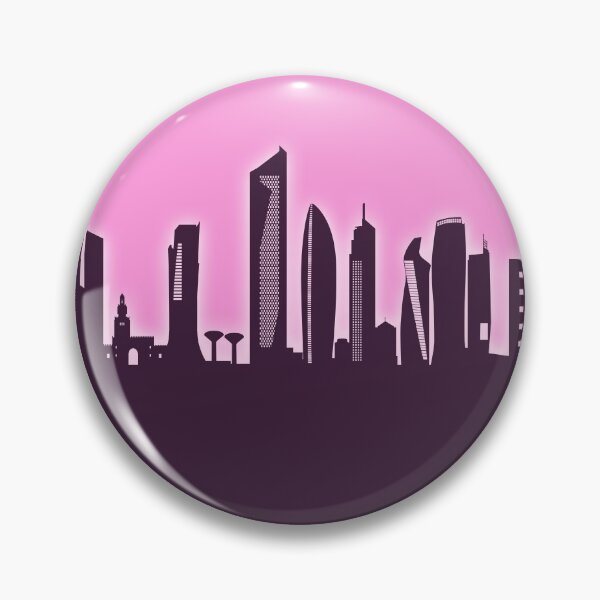 Item preview, Kuwait City Skyline designed and sold by ArtPrints.