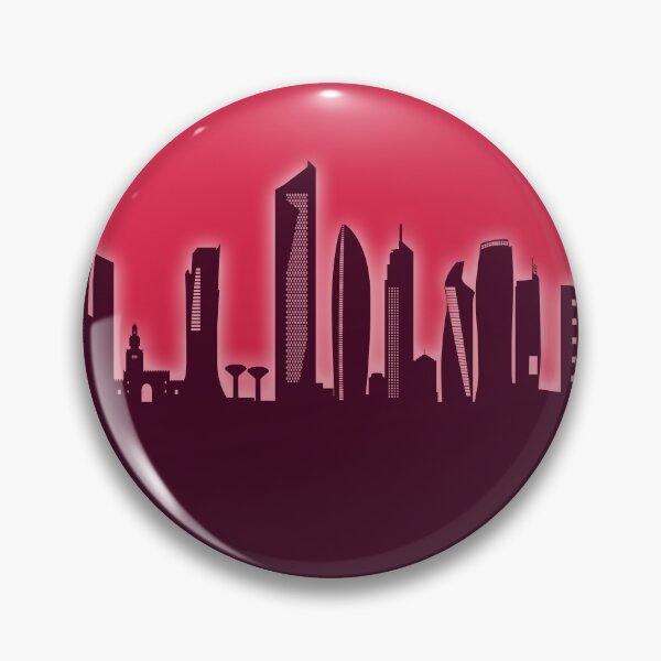 Item preview, Kuwait City Skyline designed and sold by ArtPrints.