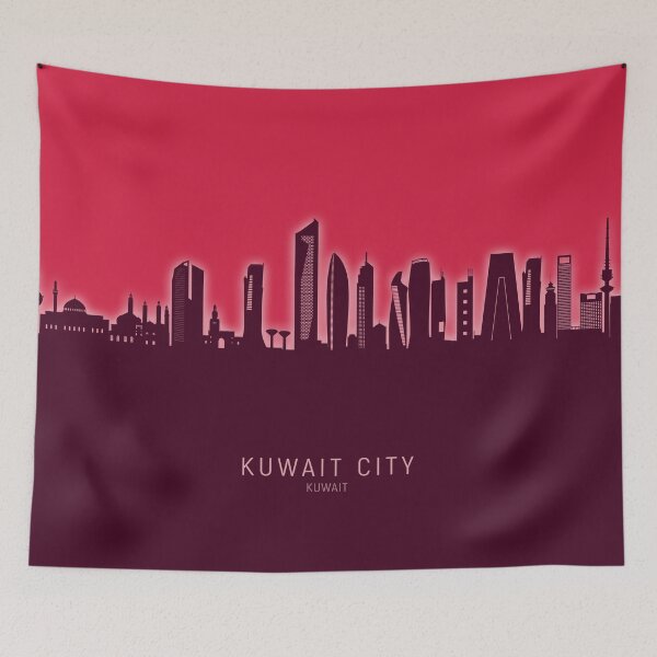 Item preview, Kuwait City Skyline designed and sold by ArtPrints.