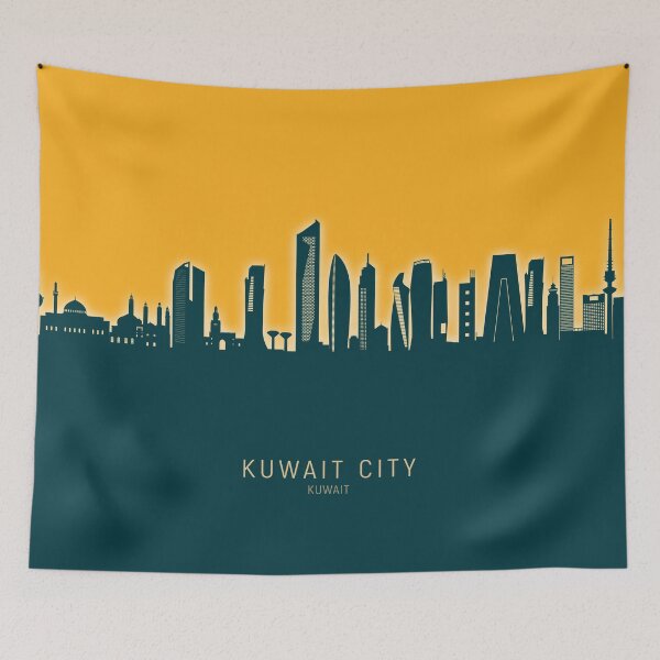 Item preview, Kuwait City Skyline designed and sold by ArtPrints.
