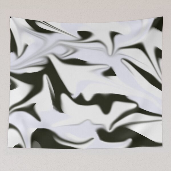 Item preview, y2k Retro Swirl B&W Cloud Pattern  designed and sold by aaalou.
