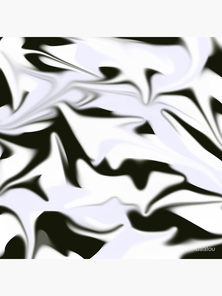 "y2k Retro Swirl B&W Cloud Pattern " Sticker For Sale By Aaalou | Redbubble