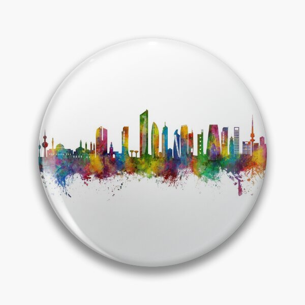 Item preview, Kuwait City Skyline designed and sold by ArtPrints.