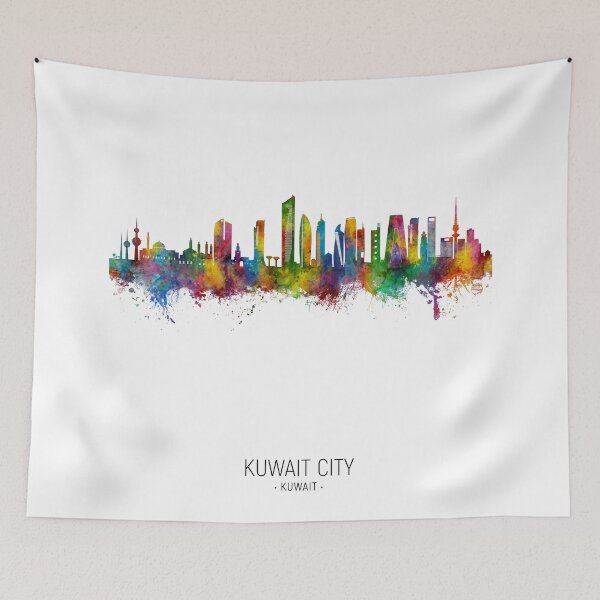 Item preview, Kuwait City Skyline designed and sold by ArtPrints.