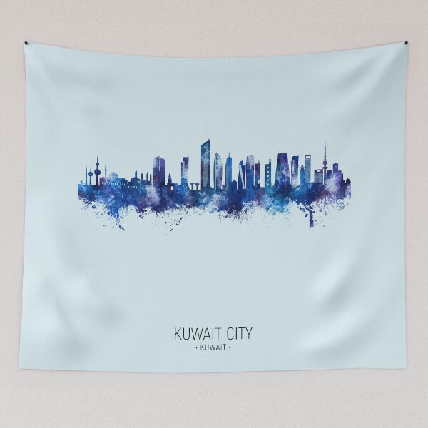 Item preview, Kuwait City Skyline designed and sold by ArtPrints.