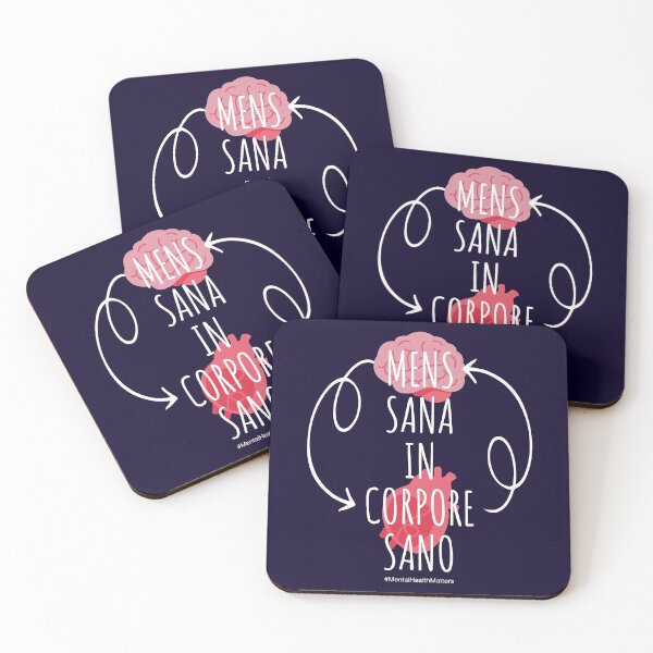 Item preview, Mens Sana In Corpore Sano - Mental Health Matters designed and sold by Happy Puppy Print On Demand.