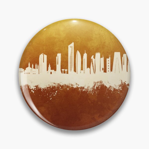 Artikelvorschau, Kuwait City Skyline entworfen und verkauft von ArtPrints.