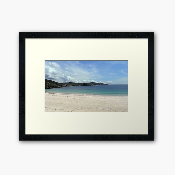 Beach at Huisinish Framed Art Print