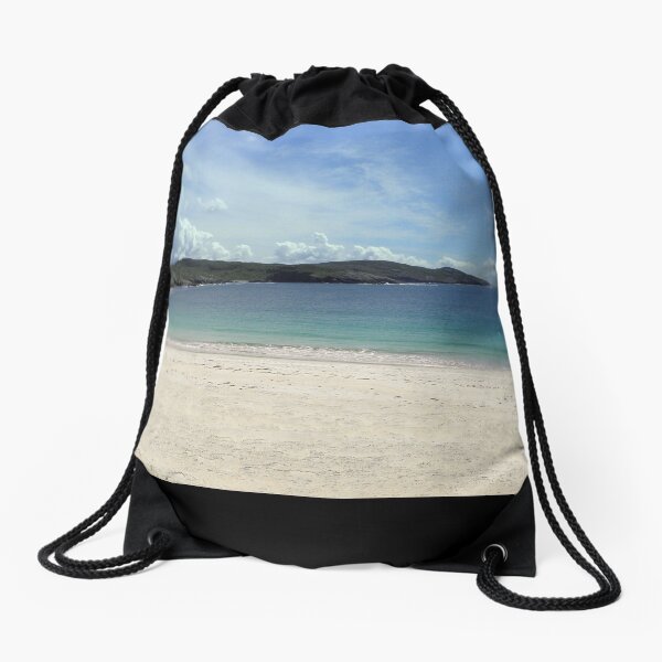 Beach at Huisinish Drawstring Bag