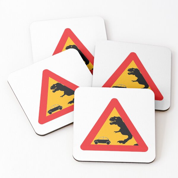 Item preview, Warning Tyrannosaurus Rex vector image designed and sold by binti163.
