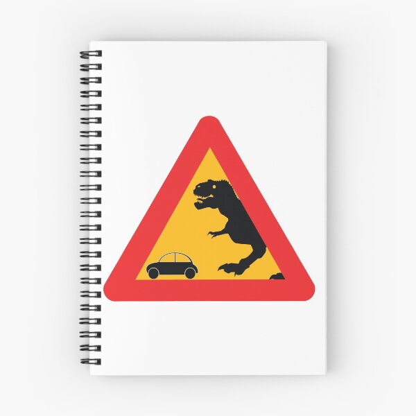 Item preview, Warning Tyrannosaurus Rex vector image designed and sold by binti163.