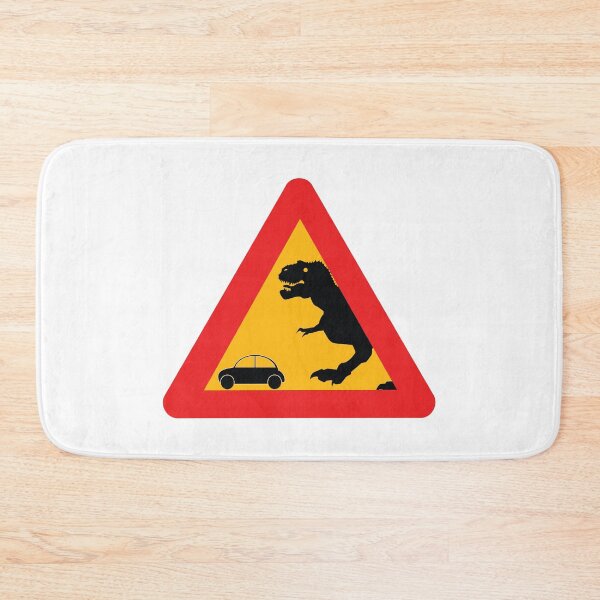 Item preview, Warning Tyrannosaurus Rex vector image designed and sold by binti163.