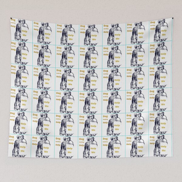 Item preview, dog seeking help designed and sold by imtiyaz9661.
