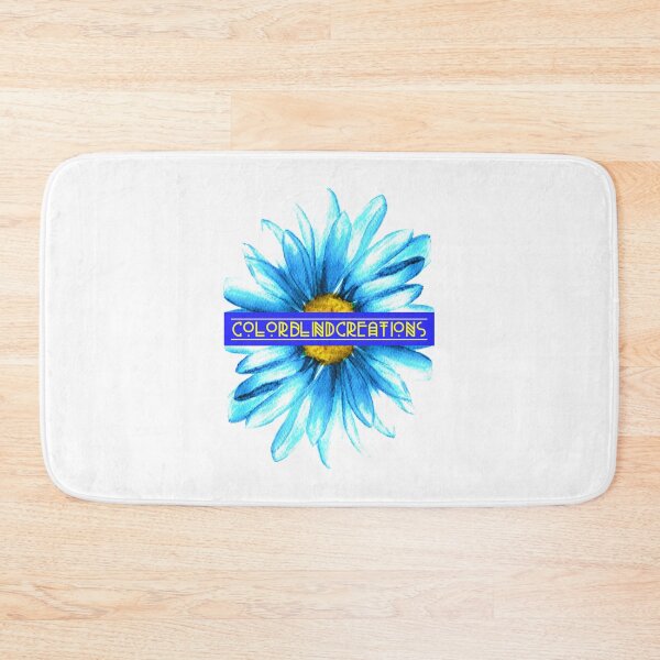 Item preview, COLORBLINDCREATIONS Logo Flower Blue Yellow Sunflower designed and sold by CBCreations73.