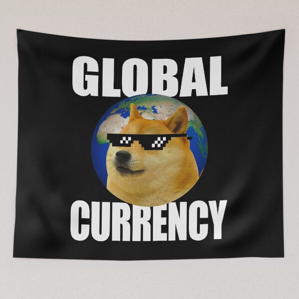 Item preview, DOGECOIN Shiba Meme Earths Future Currency | Funny Shiba Doge Coin Crypto designed and sold by RandomWeird.