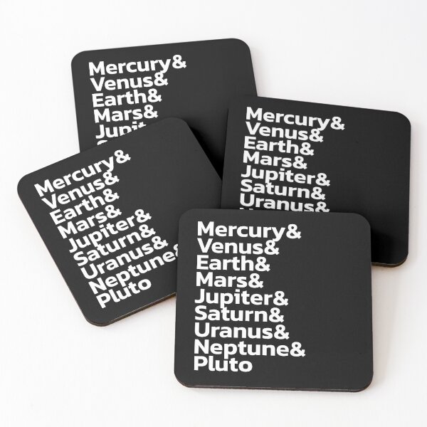 Item preview, Solar System Planets Names - White designed and sold by Chubuter.