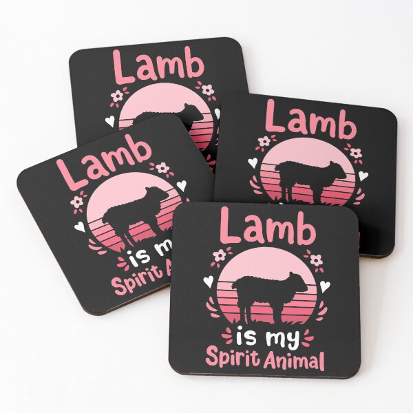 Item preview, Lamb Spirit Animal Retro designed and sold by CreativeGiftShp.