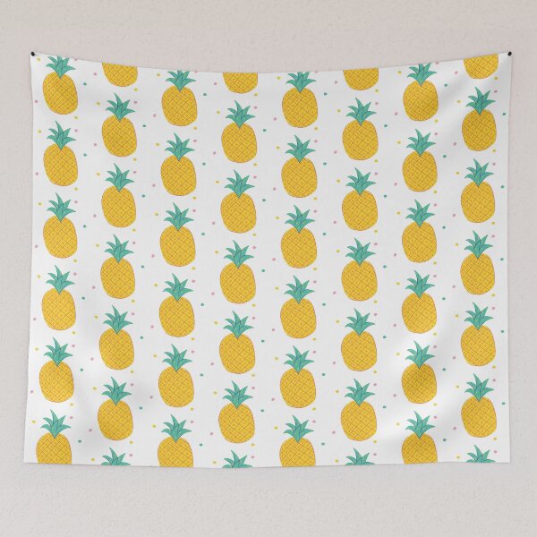 Item preview, Golden Pineapple Pattern - gold and tropical fruit designed and sold by fabioesposito66.