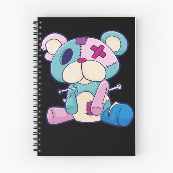 Item preview, Pastel Goth Teddy Anime Kawaii designed and sold by CreativeGiftShp.