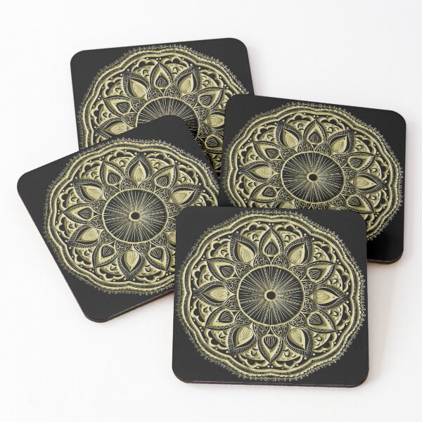Item preview, Gold Mandala 3 designed and sold by Annalisa Amato.