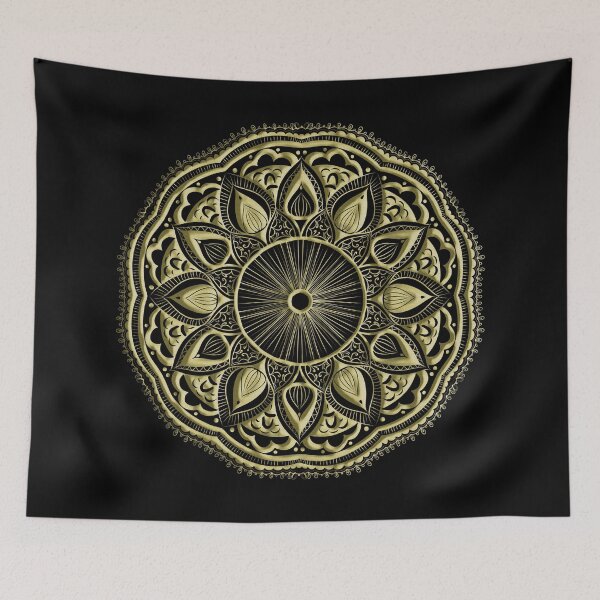 Item preview, Gold Mandala 3 designed and sold by Annalisa Amato.