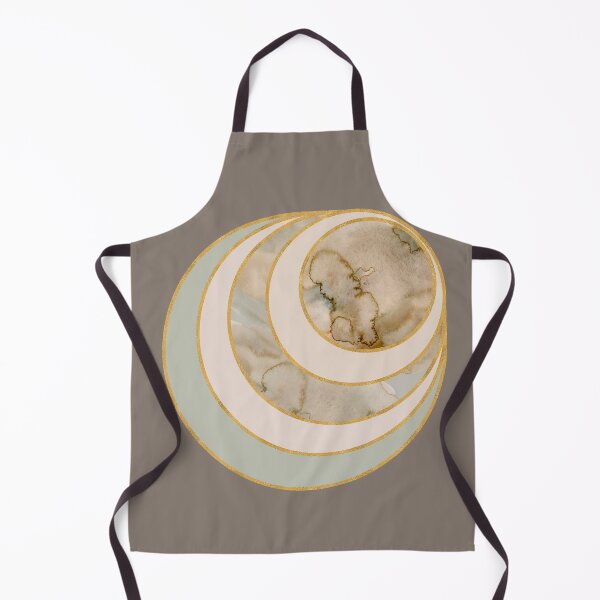 Item preview, Gold Circles with Watercolor and Scandinavian Color Palette designed and sold by BilgePaksoylu.