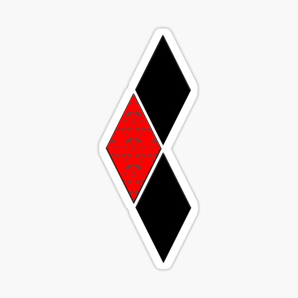 Harley Hammer Diamonds (Red) Sticker