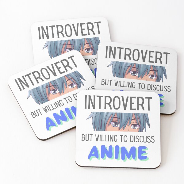 Item preview, Introvert Discuss Anime Otaku Manga Kawaii designed and sold by Massaie55.